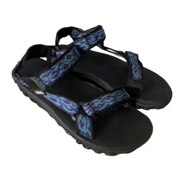 Teva Pretty Rugged Hiking/Trail Walking Sandals - Blue/Pink - 10 - Picture 2 of 8